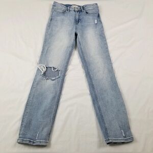 Altar’d state Light Blue Distressed Women Jeans